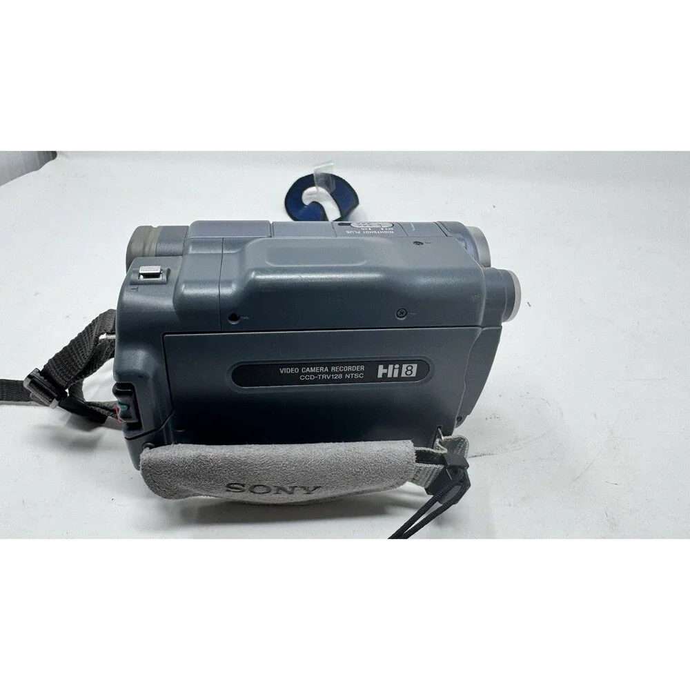 FOR PARTS - Sony Handycam CCD-TRV128 Hi-8 Analog Chrome Blue Camcorder